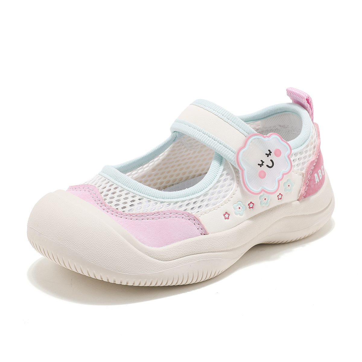 

Коллекция Sweet Style. Износостойкие, легкие, амортизирующие, дышащие, низкие кроссовки для детей. Детская обувь для повседневной носки. ABC KIDS, белый/розовый/синий