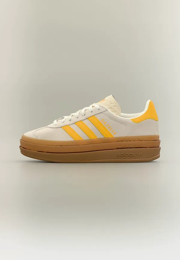 Кроссовки gazelle bold унисекс Adidas Originals, White/Crew Yellow