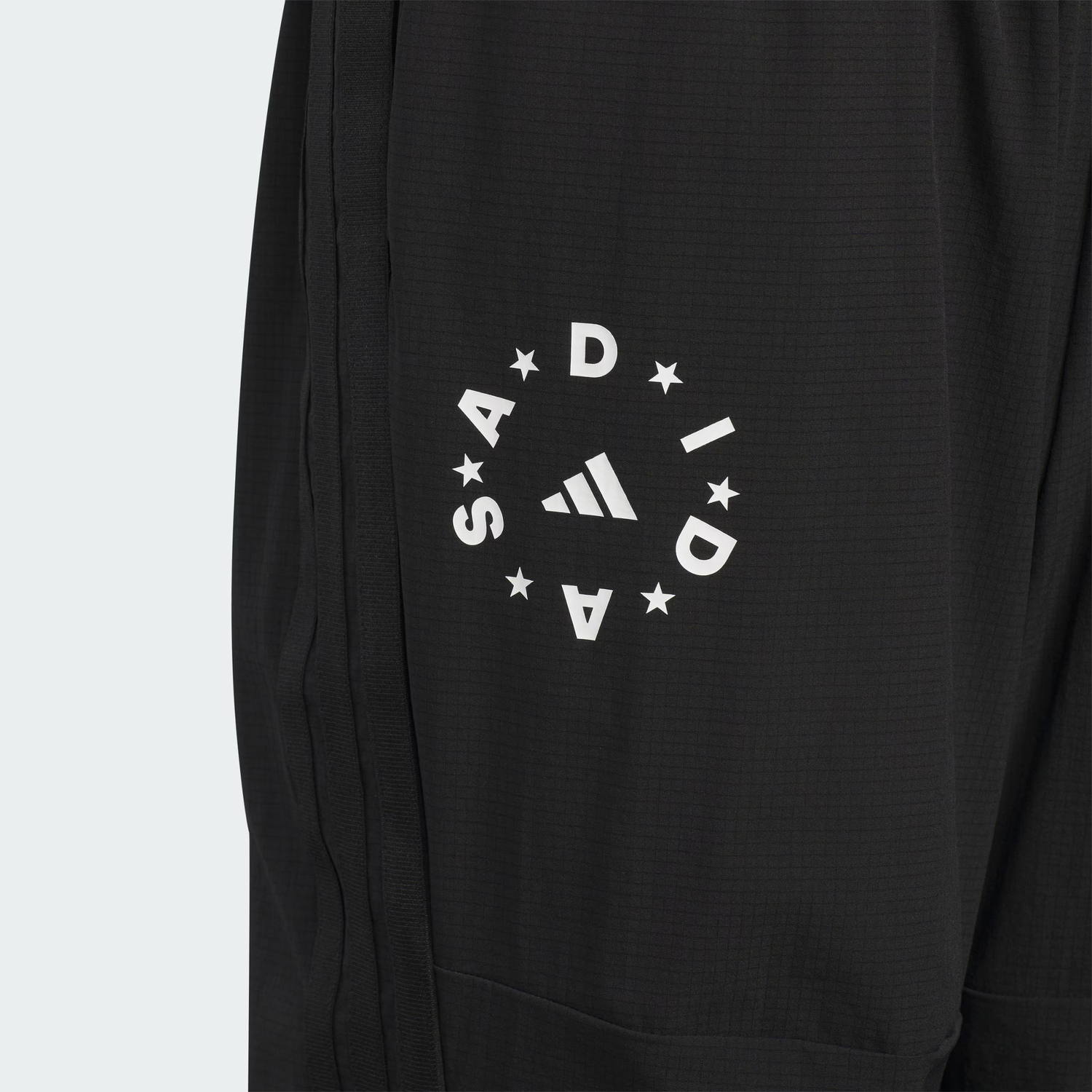 Adidas Детские вязаные спортивные штаны Black для детей 3-7 лет — фото 3