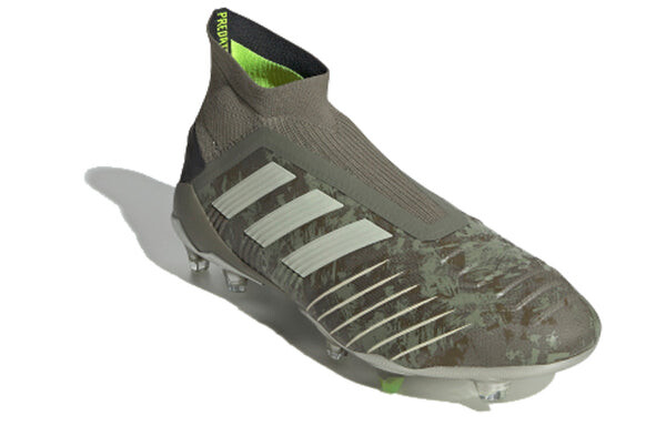 Кроссовки predator 19+ fg 'legacy green sand solar yellow' Adidas, коричневый — фото 2