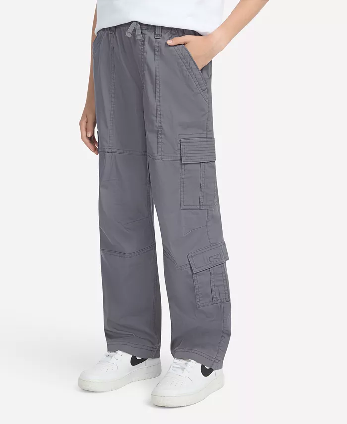 

Мальчиковые мешковатые карго штаны Abercrombie Kids, серый