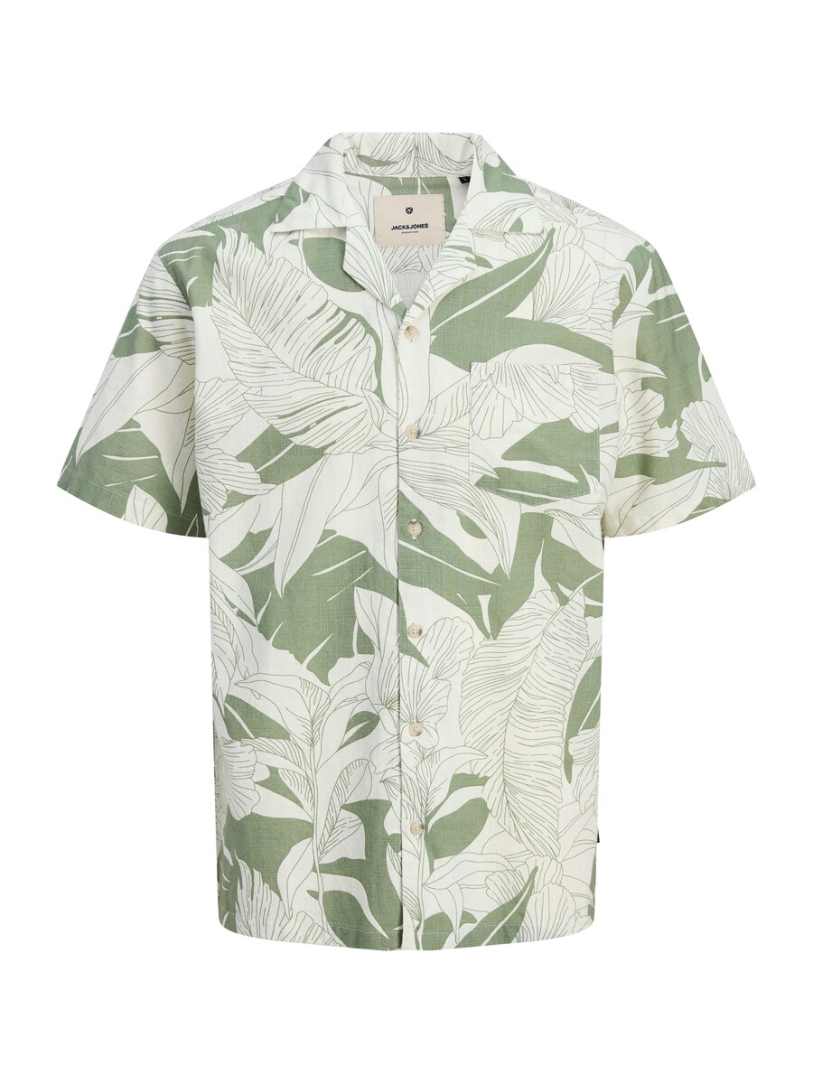 

Рубашка на пуговицах классического кроя JACK & JONES JPRBLUBAHAMAS, цвет Olive/White