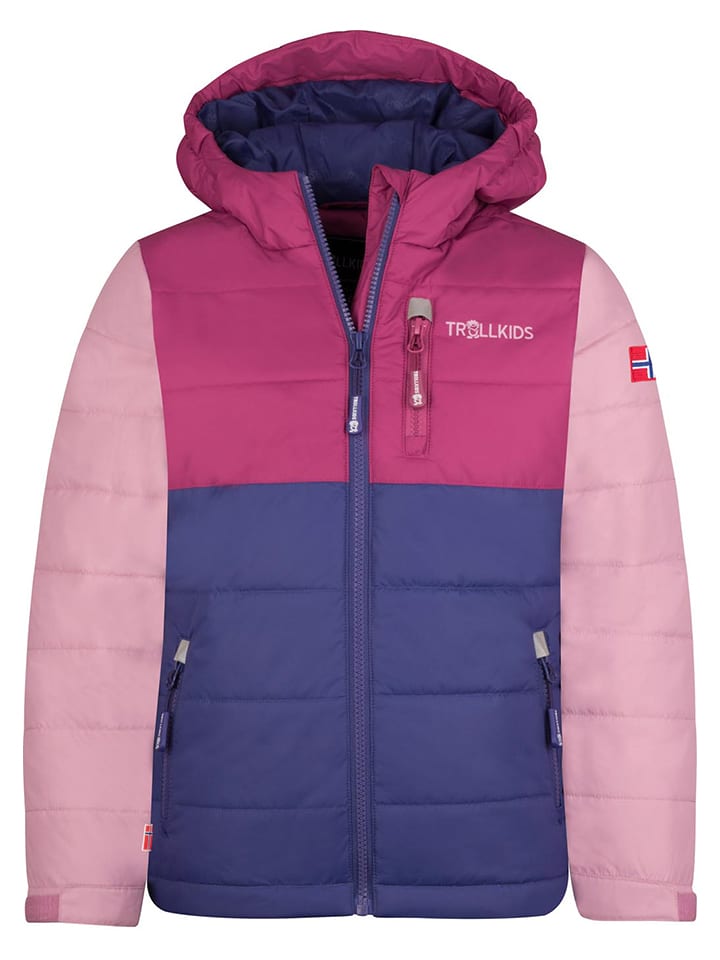 

Лыжная куртка Hemsedal Trollkids, цвет rosa/lila