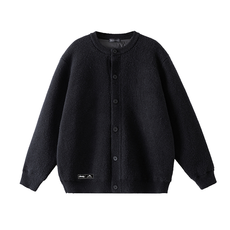 

Пуховик Unisex Crew Neck Lightweight Others Jeep, черный