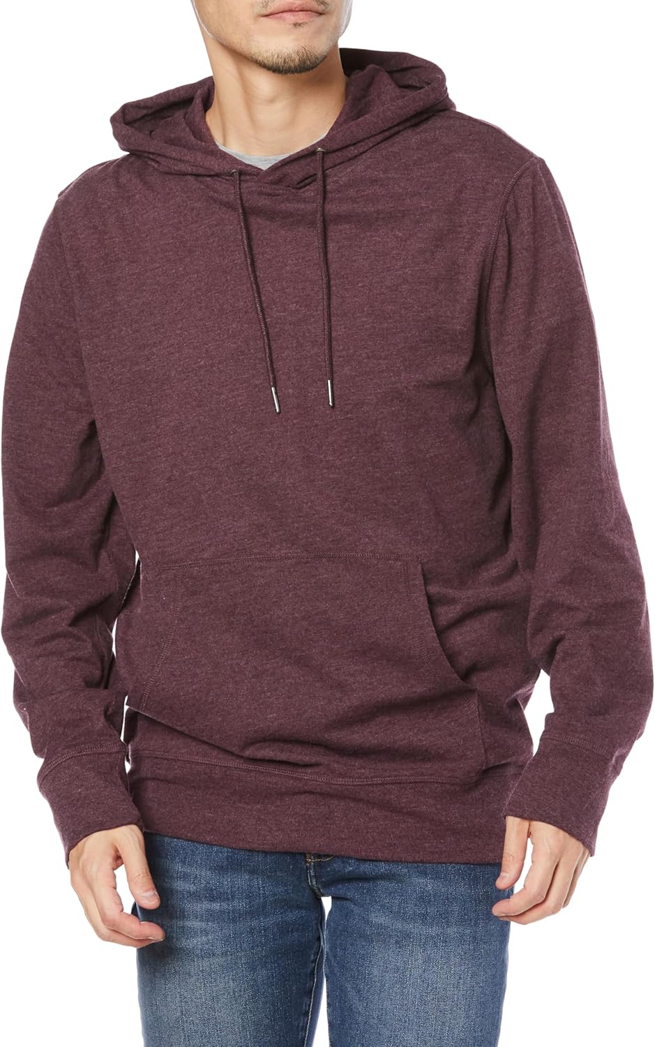 

Толстовка с капюшоном Amazon Essentials, легкая, из трикотажного материала, мужская, красный/бордовый