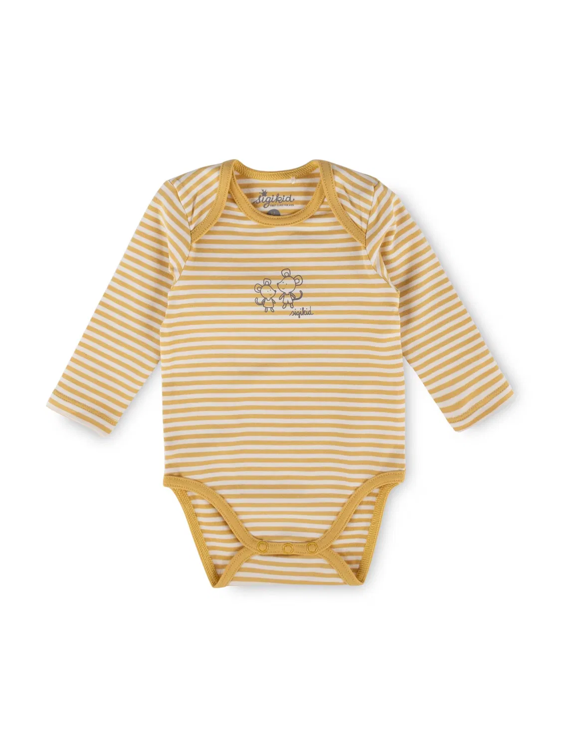 Комбинезон/боди 'Body, langarm Classic Baby' Sigikid, Yellow