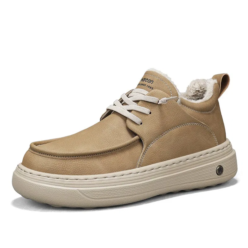 Утепленные кроссовки на флисе YEARCON Khaki