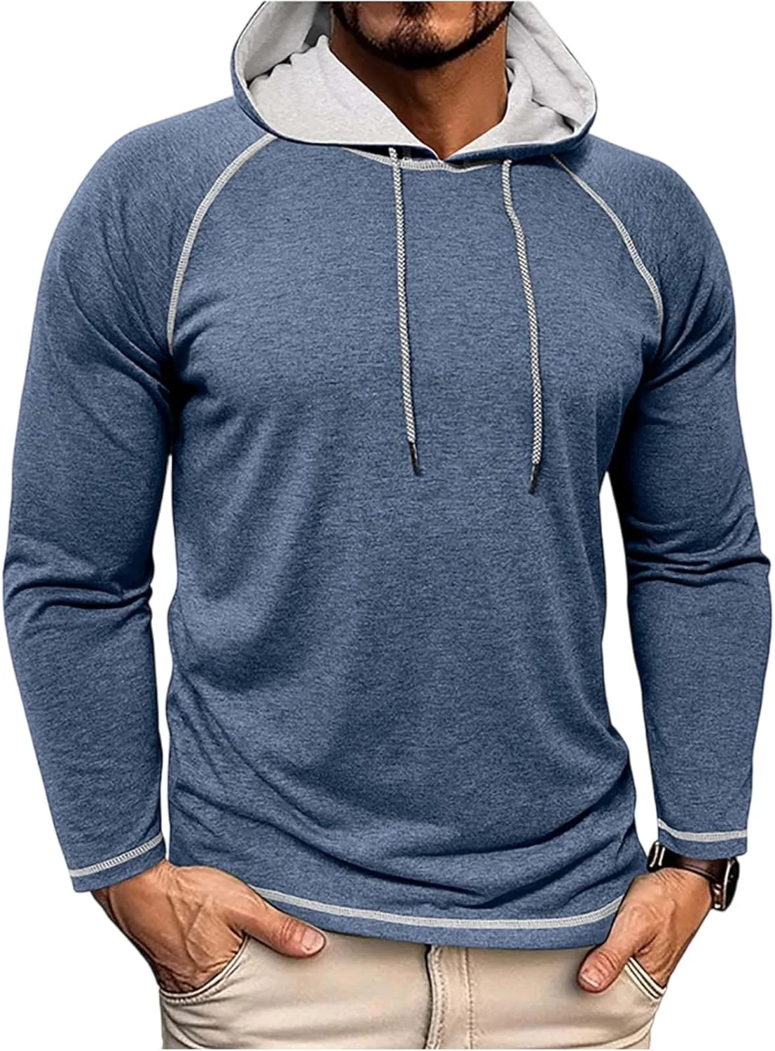 

Мужская футболка с длинным рукавом Raglan, M-3XL RTRDE