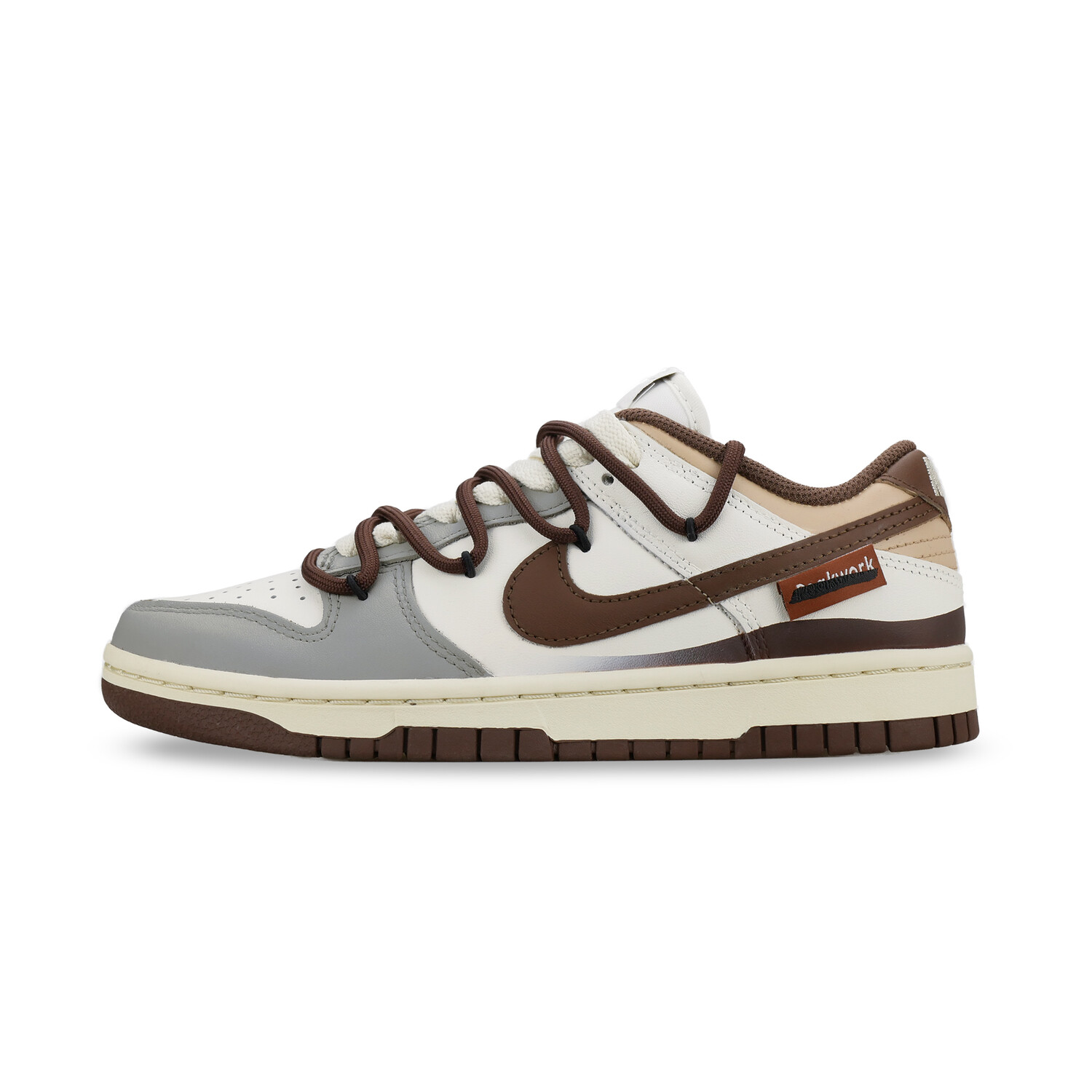 

Кроссовки Nike Dunk Skateboard Shoes Women's Low-Top Brown, Коричневый, Кроссовки Nike Dunk Skateboard Shoes Women's Low-Top Brown