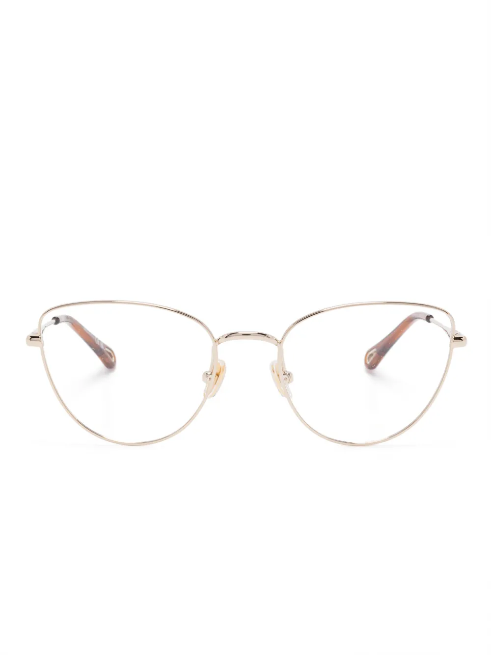 

Очки в оправе 'кошачий глаз' Chloé Eyewear, золотой