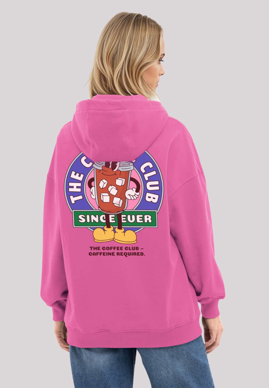 

Толстовка COFFEE CLUB - Hoodie F4NT4STIC, розовый