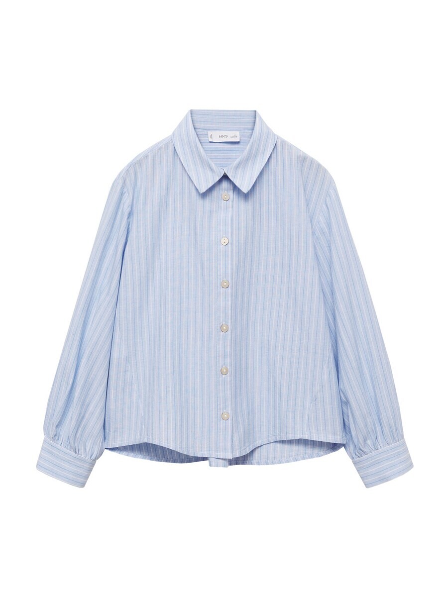 

Блуза MANGO KIDS Blouse MALTA, цвет Blue/Light blue