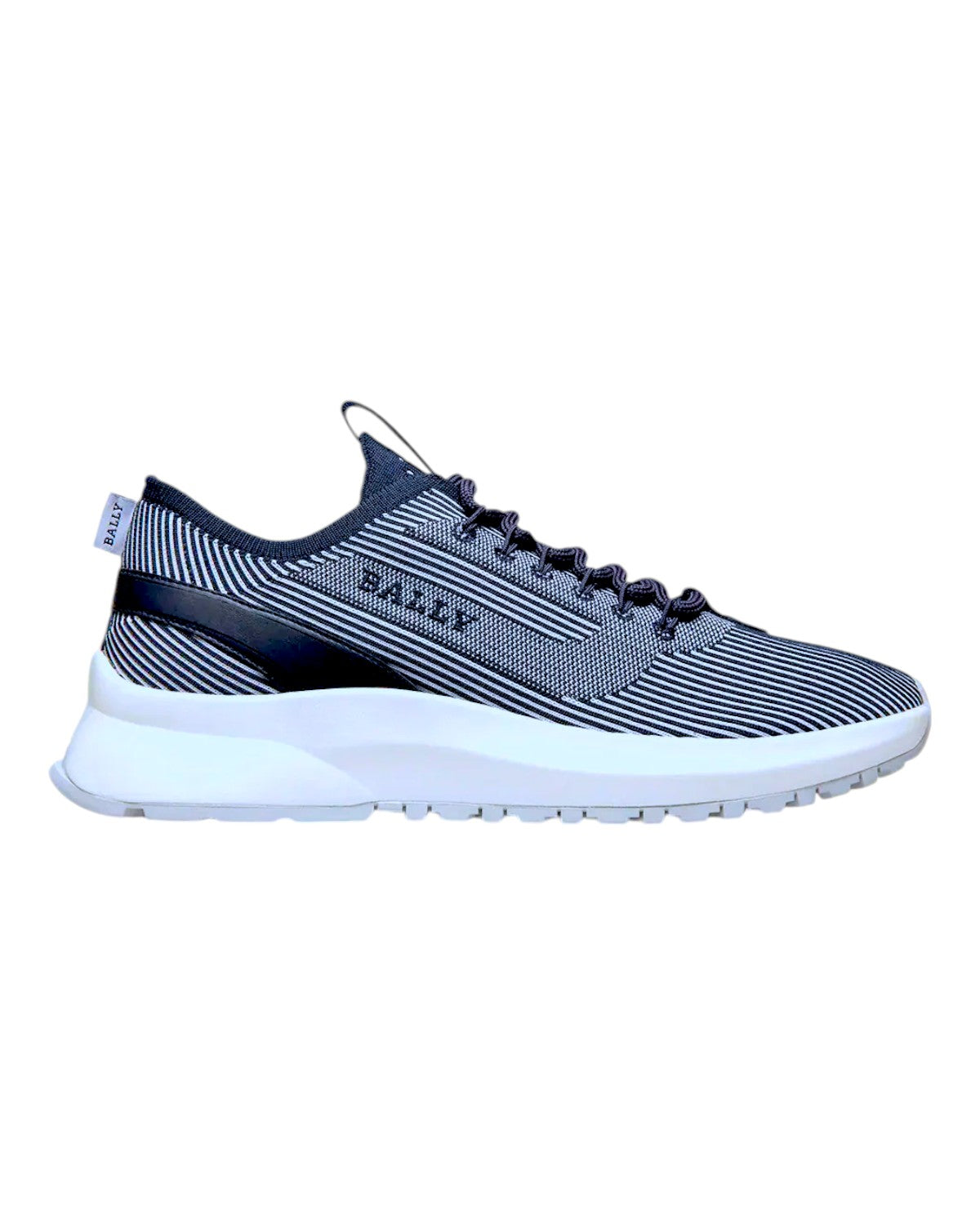 

Bally Dean 6303305 Мужские кроссовки Dusty White/Midnight из ткани и кожи