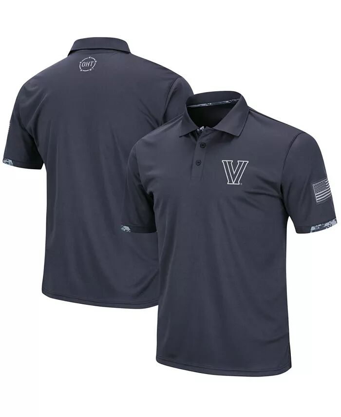 

Мужское поло Villanova Wildcats OHT в стиле милитари с цифровым камуфляжным принтом, угольного цвета Colosseum