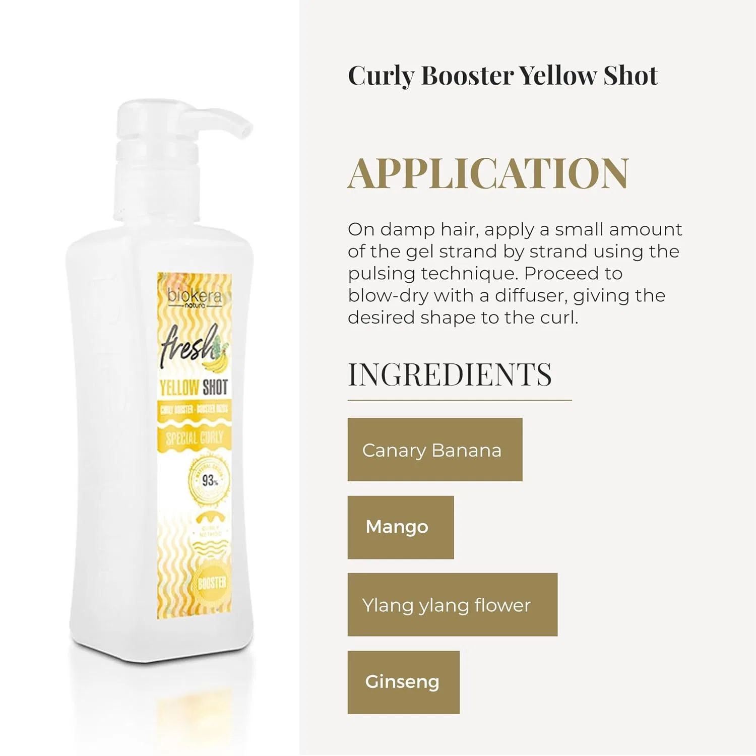 Гель-активатор локонов SALERM Curly Booster Yellow Shot Salerm — фото 4