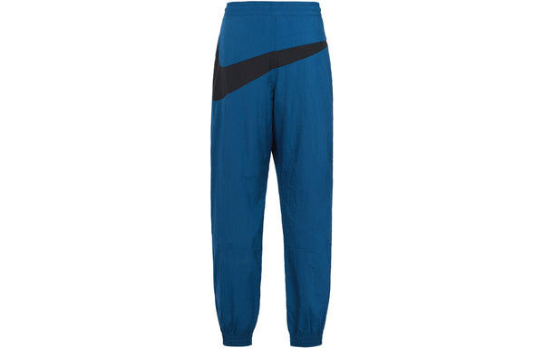 Спортивные штаны спортивная одежда nsw swoosh тканые штаны с застежкой-молнией и карманом комплект ноги спортивные штаны Nike, синий — фото 3