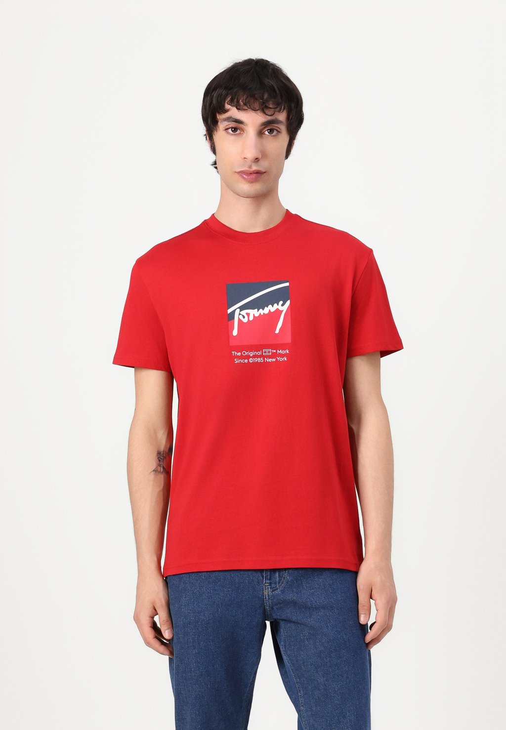 

Футболка с принтом Tommy Jeans, красный