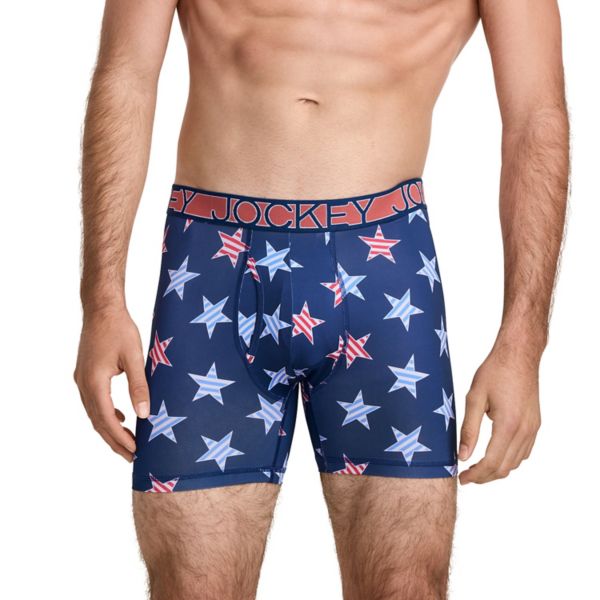 

Мужские трусы-боксеры из микрофибры Active, 5 дюймов Jockey, цвет star blaze