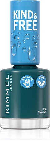 

Лак для ногтей Rimmel Kind & Free, 168 Teal Ivy 8 ml