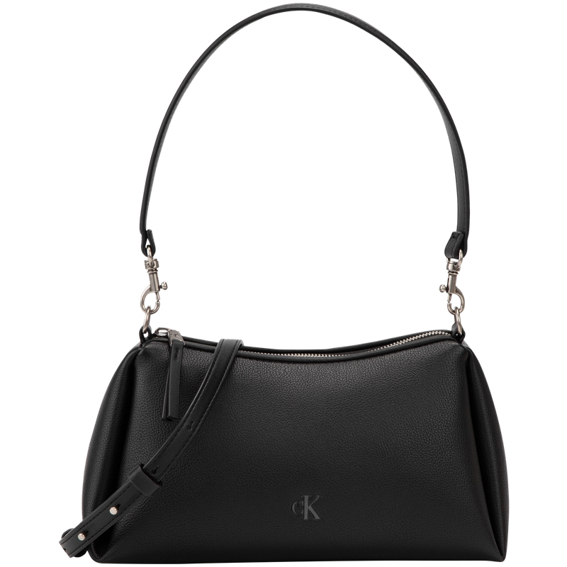 

Calvin Klein Сумка через плечо из смесового материала среднего размера для женщин космический черный