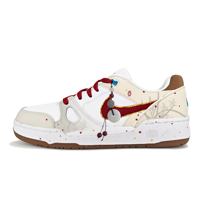 

Nike Full Force Jade Button In Leisure Garden Low top Skateboard Shoes мужские бежево-желтые