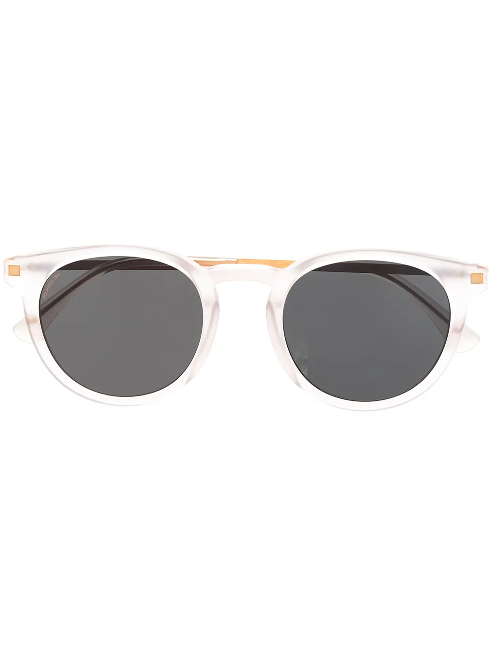 

Солнцезащитные очки в круглой оправе Mykita, белый