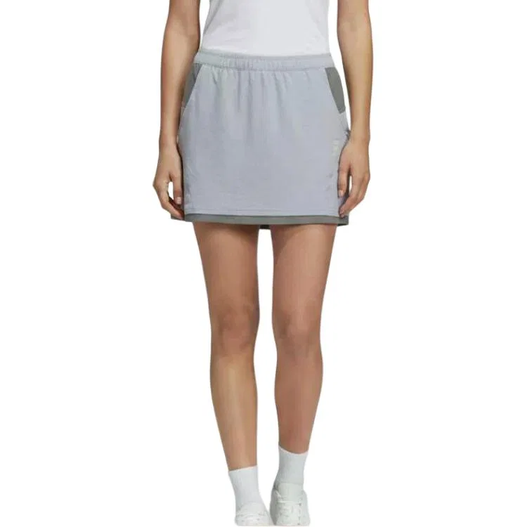 Юбка Casual Long Skirts Adidas Light Gray/Gray/White — фото 3