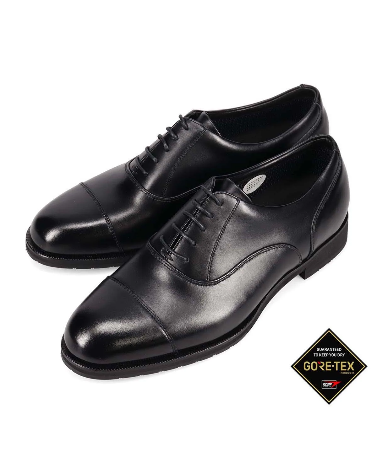 Gore-Tex внутренние крылья прямые деловые туфли Madras Walk, black