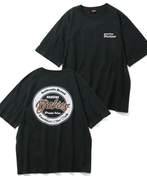 

Футболка с вышивкой и принтом, свободного кроя Dickies, зеленый