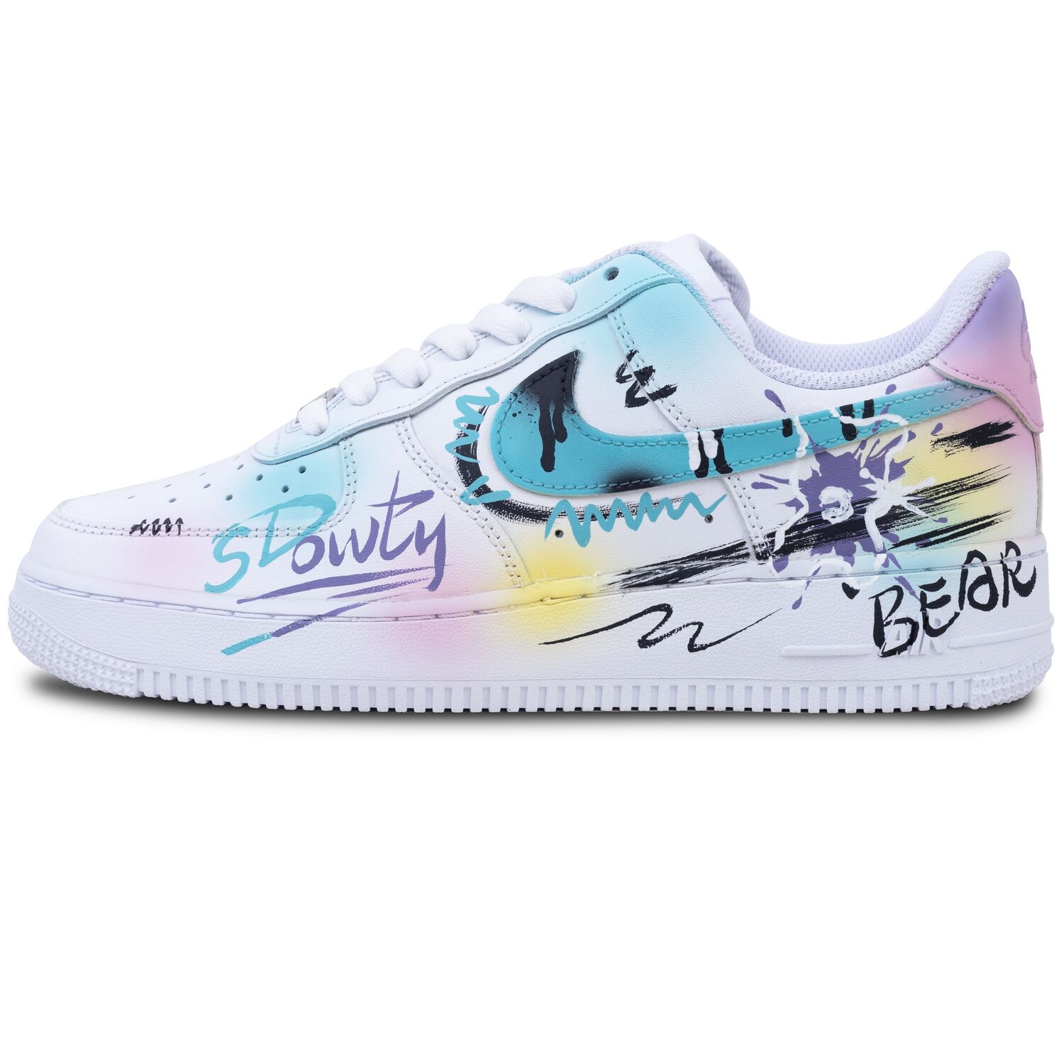 

Nike Air Force 1 Tin Foil Echo устойчивые к истиранию низкие скейтерские кроссовки унисекс сине-фиолетовые, цвет Blue Purple