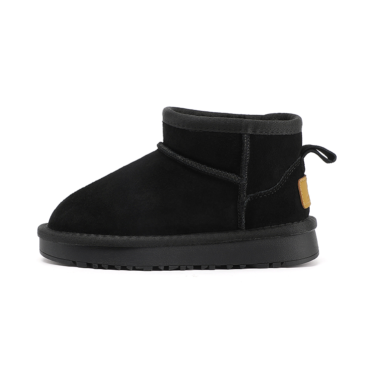 

Детские ботинки Sanrio x Kulomi Warm Slip-Resistant Waterproof Mid-Top Kids' Boots Kids' Hello Kitty, черный