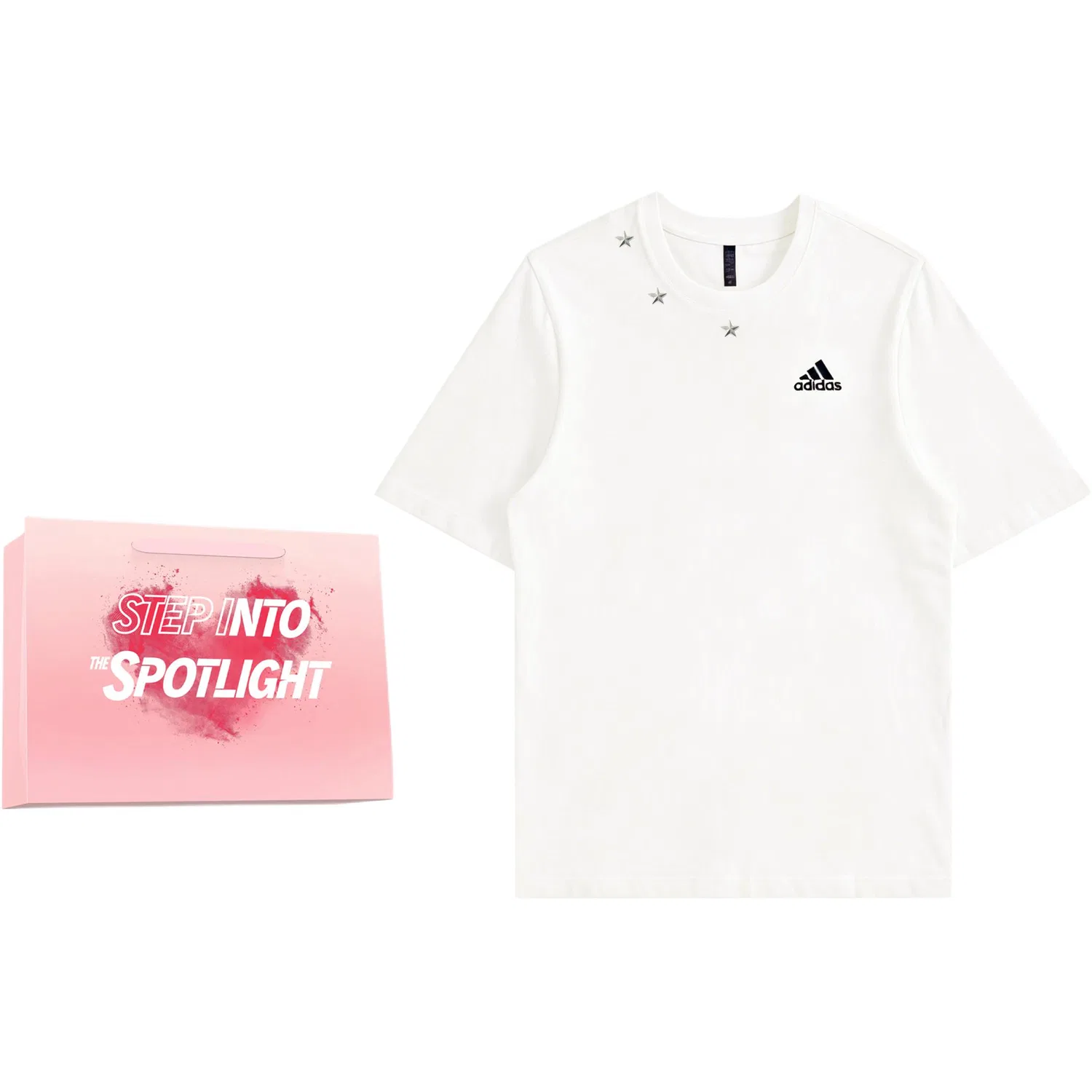 Футболка с логотипом Adidas MUST HAVES Ecru