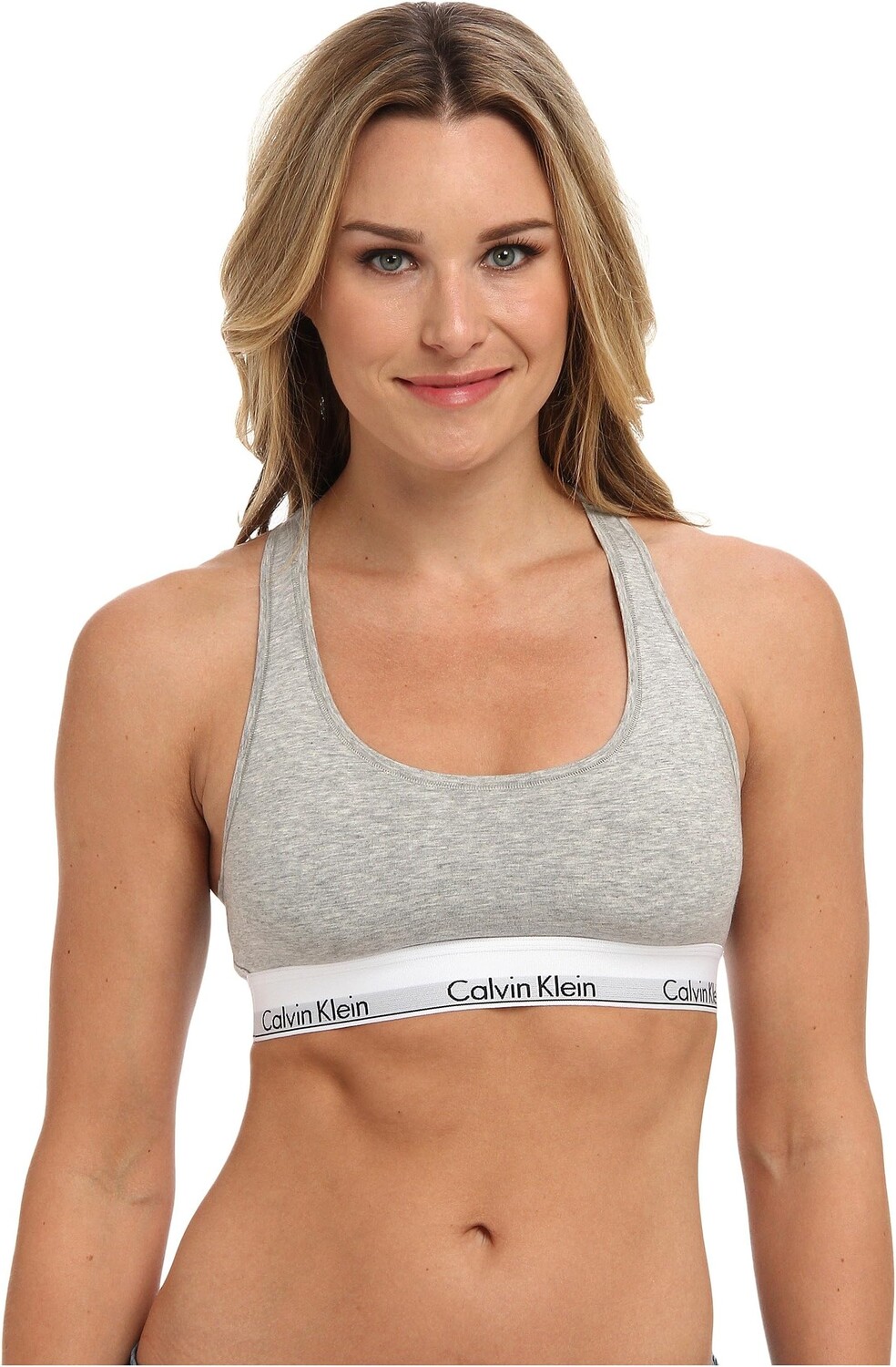 

Современный хлопковый бюстгальтер без косточек F3785 Calvin Klein Underwear, цвет Grey Heather