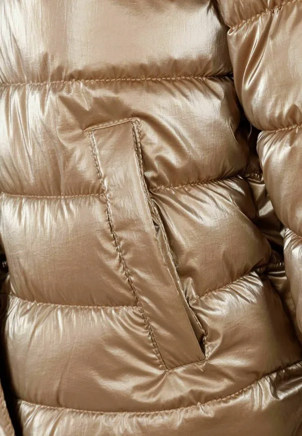 Теплая зимняя куртка с несъемным капюшоном Minoti, Copper — фото 4