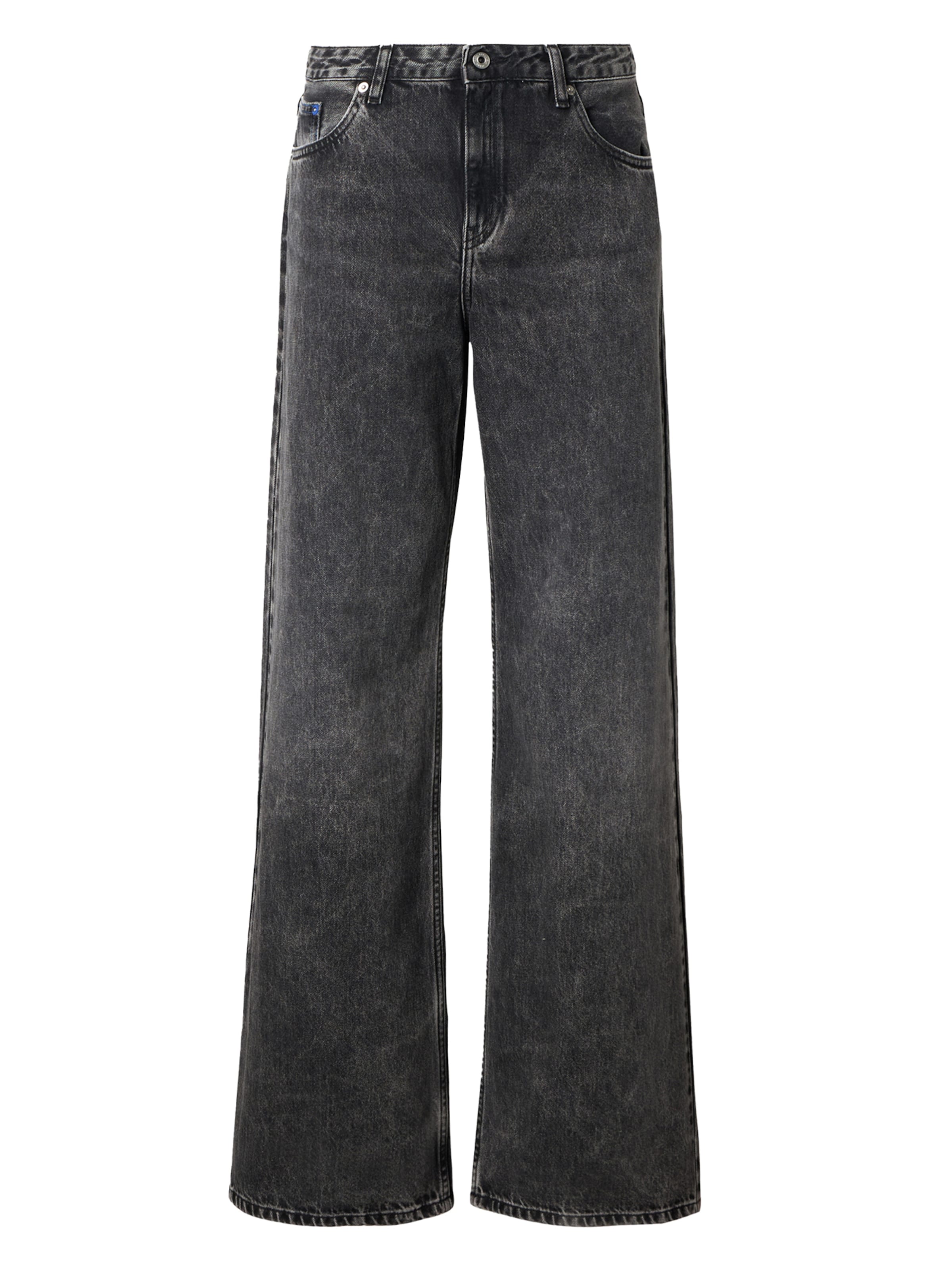 

KARL LAGERFELD JEANS Джинсы свободного кроя в черном дениме