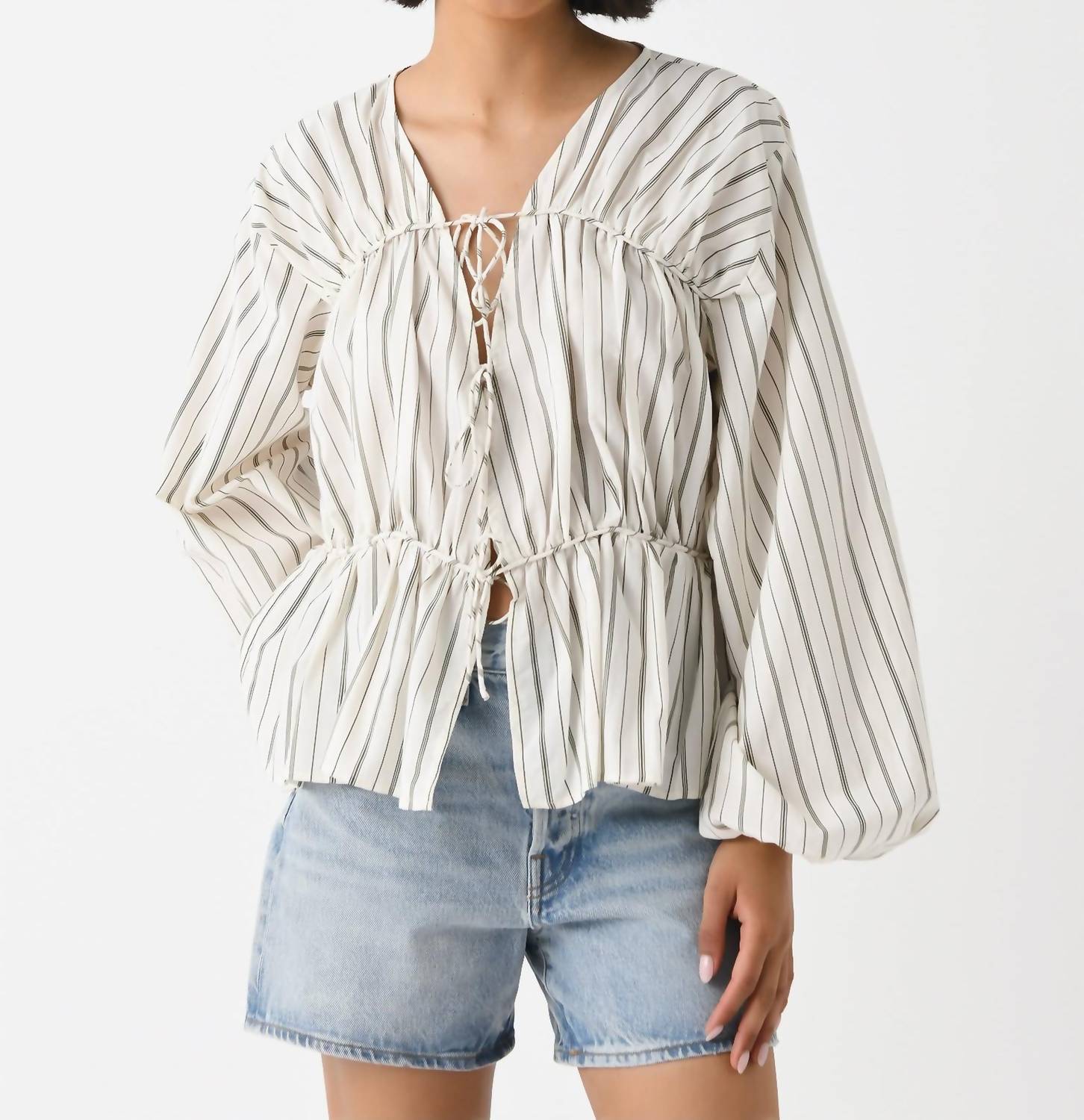 

Топ Mondello в полоску Trieste FAITHFULL THE BRAND, цвет trieste stripe