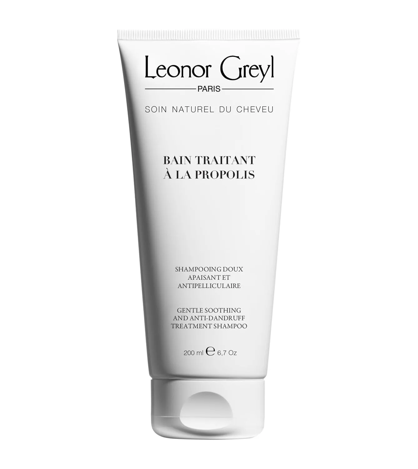Leonor Greyl Gentle Dandruff Shampoo (Bain Traitant a La Propolis), натуральный шампунь от перхоти с прополисом и ромашкой, 6,7 унций. Сделано во Франции 198 мл (1 шт.)