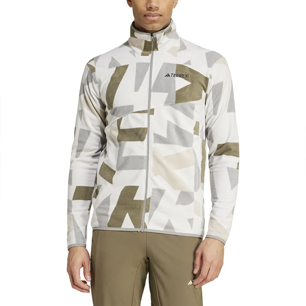 

Флис adidas Terrex Multi Printed full zip, разноцветный