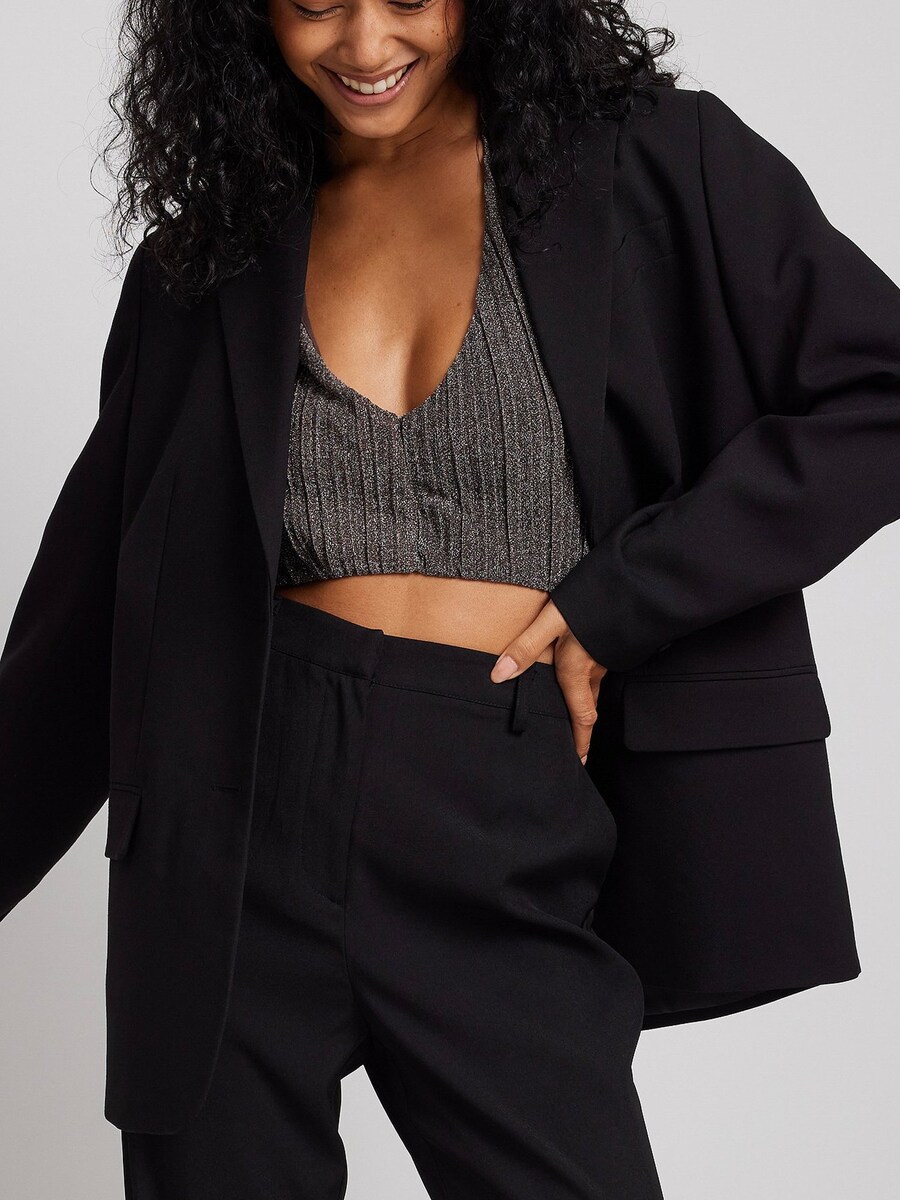 

Укороченный топ NA-KD Top, цвет mottled brown