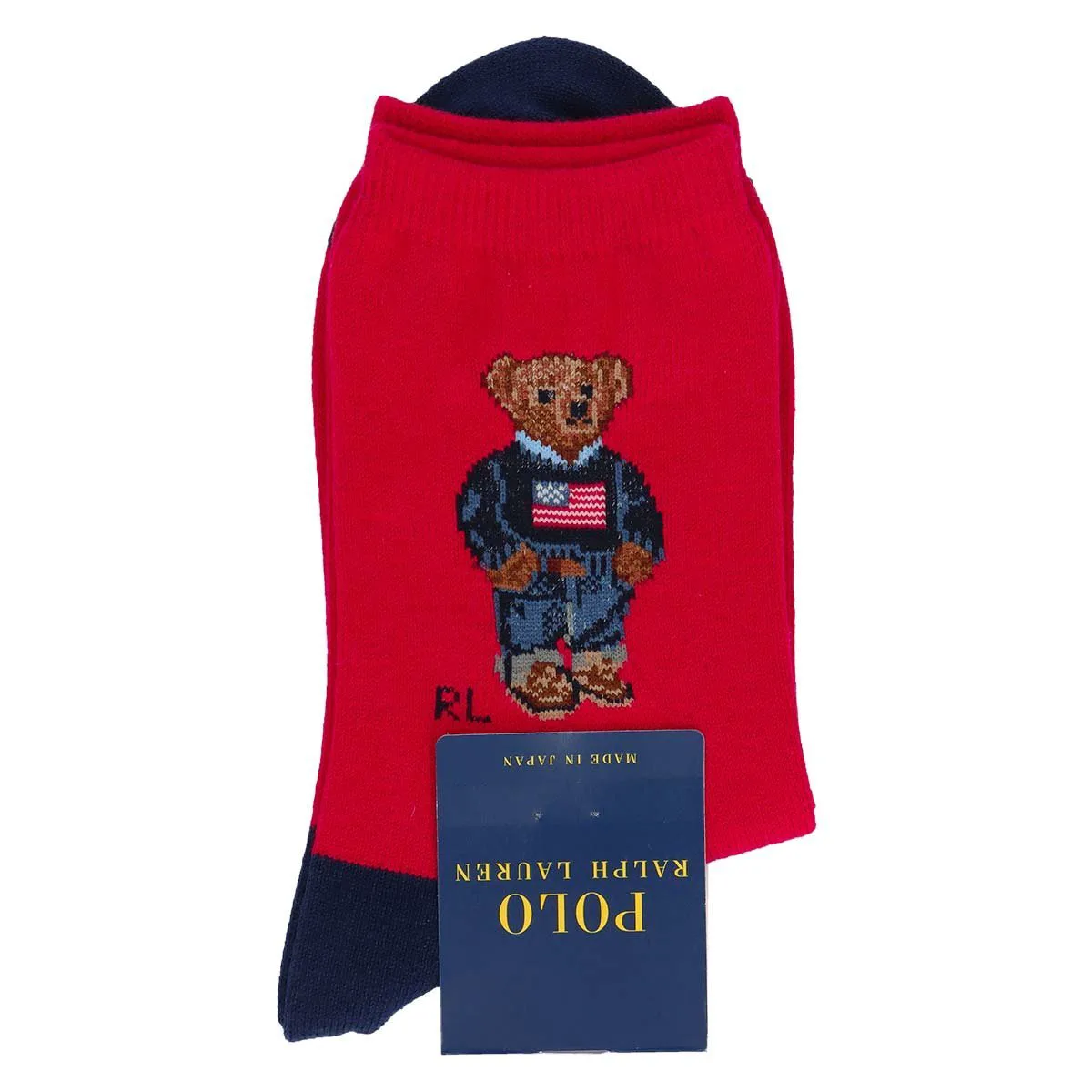 Детские носки Americana Bear Crew Socks Polo Ralph Lauren, 15. Scarlett