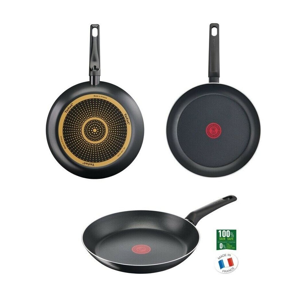 

Сковорода TEFAL B57006 SIMPLE COOK °28см с титановым антипригарным покрытием, черный