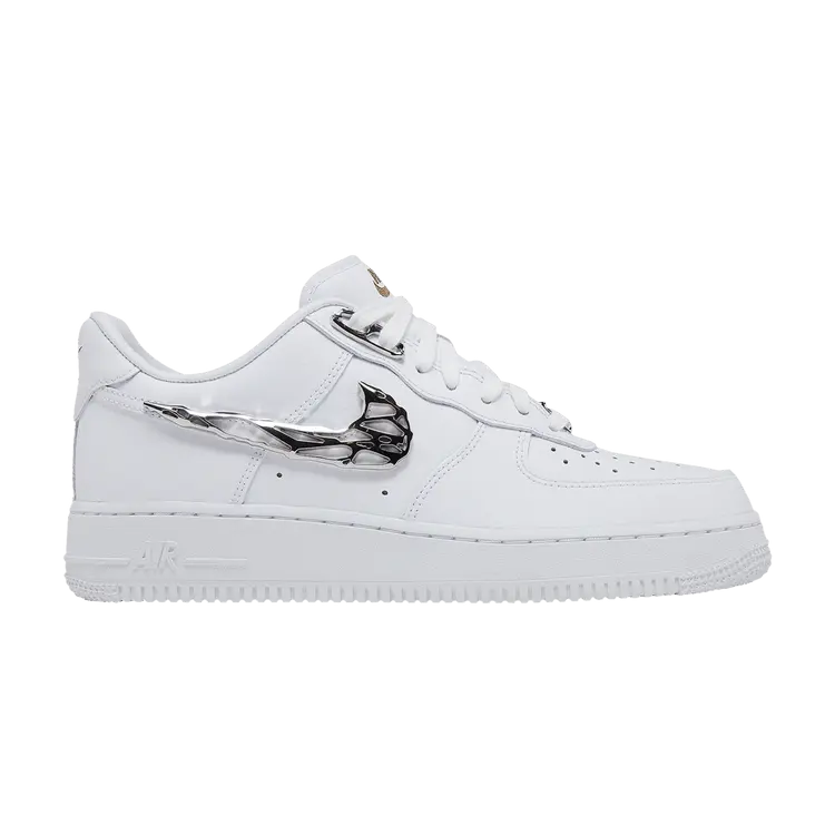 

Кроссовки Nike Air Force 1 '07 Premium 'Molten Metal Swoosh Pack - Chrome', белый
