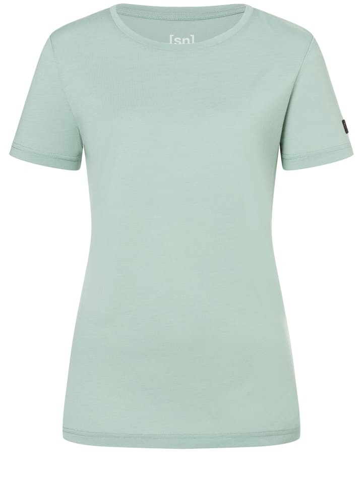 

Функциональная рубашка super.natural Merino T-Shirt THE ESSENTIAL, синий