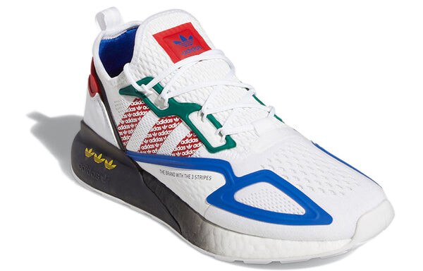 Кроссовки оригинал zx 2k boost Adidas, белый — фото 3