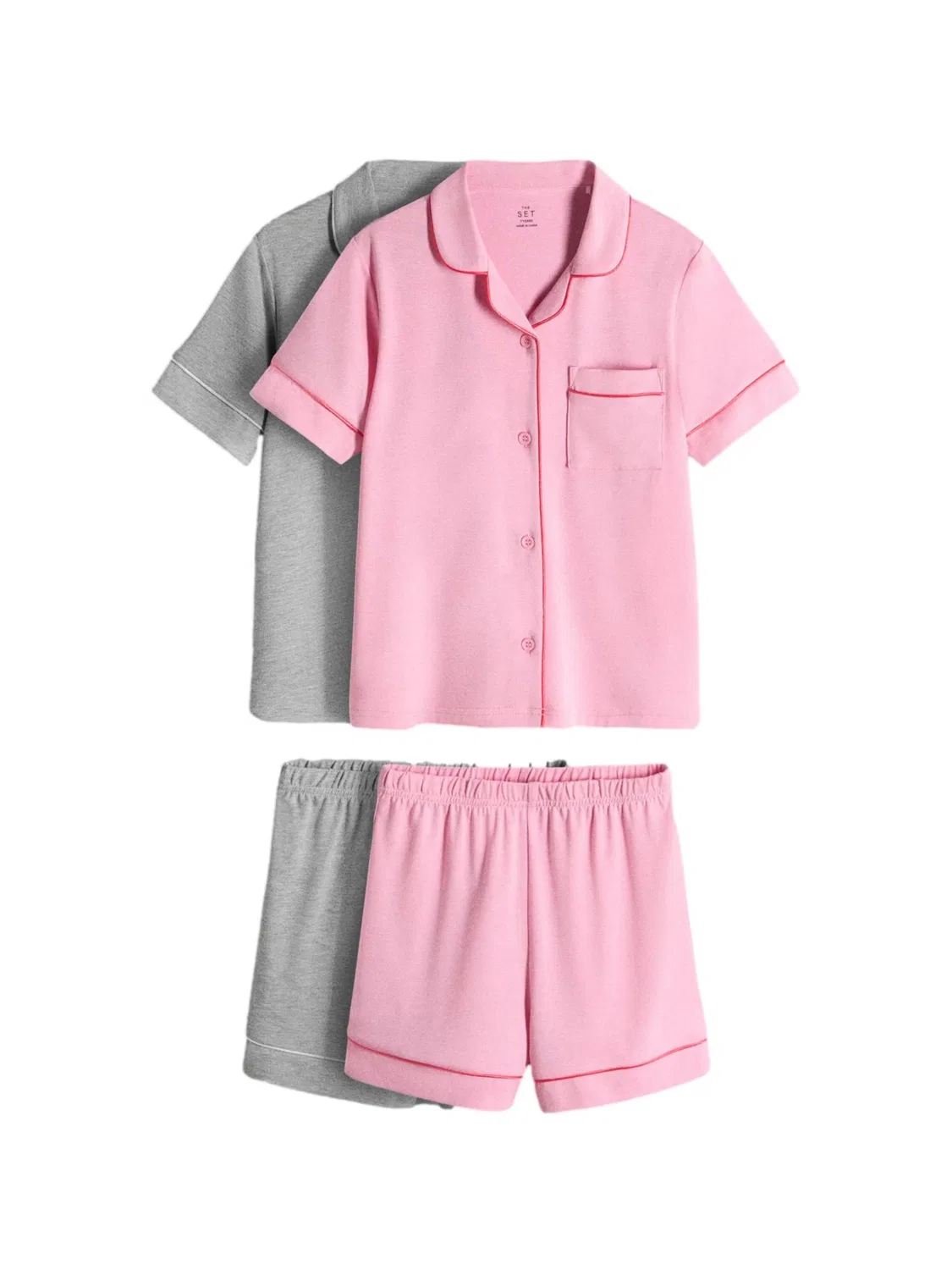 Пижама The Set, Grey/Rose