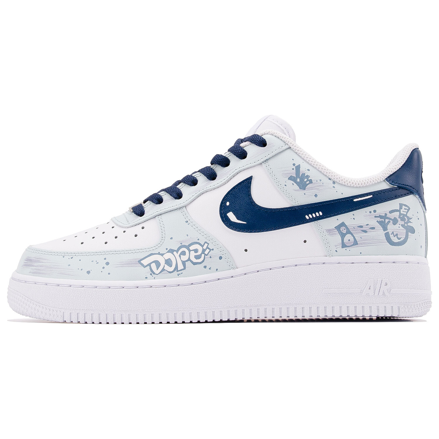 

Кроссовки Nike Air Force 1 Skateboarding Shoes Men Low-top Green/White, зеленый