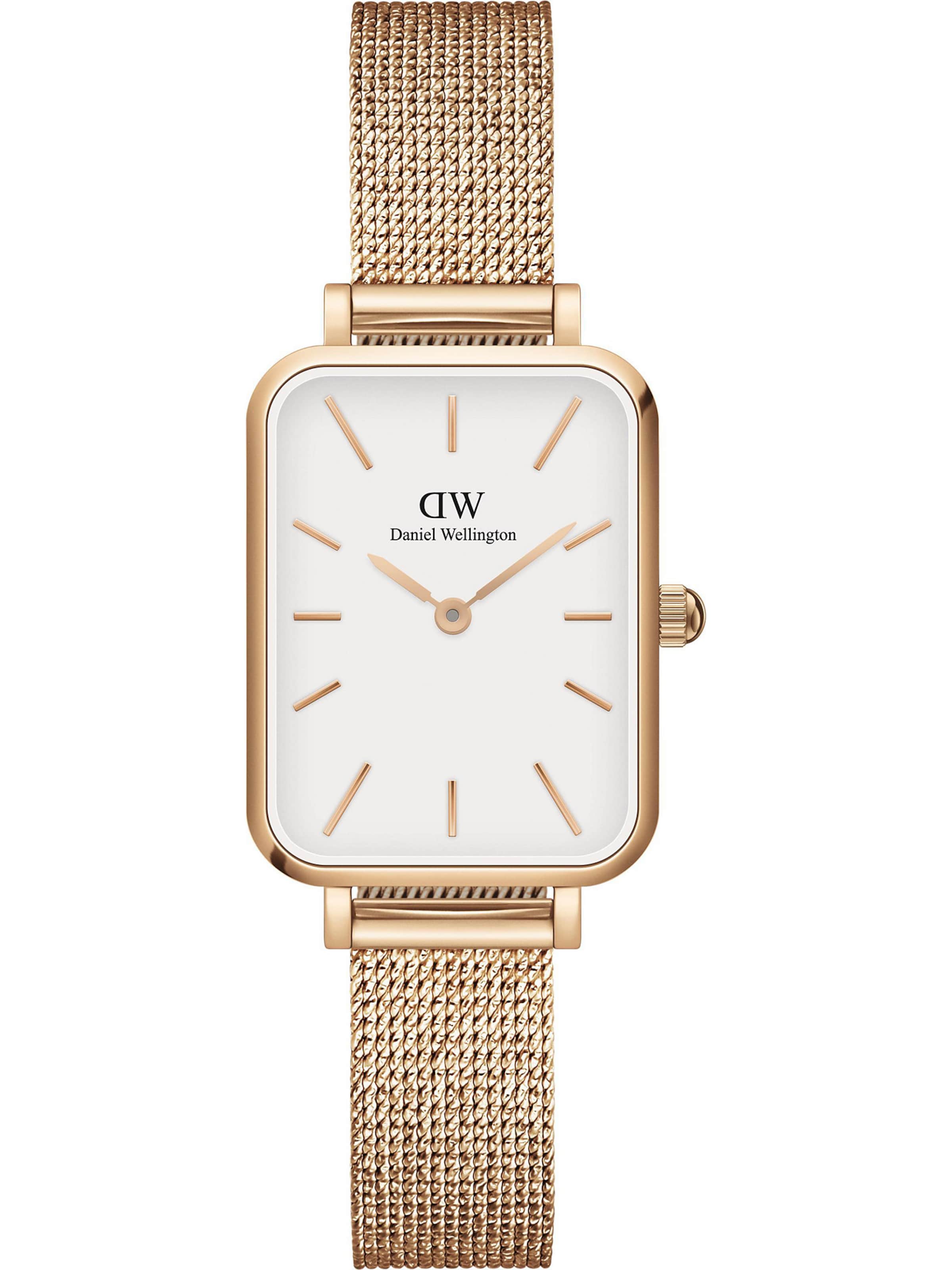 

Daniel Wellington Часы Analog 'Quadro Pressed Melrose RG White' в Rose Gold