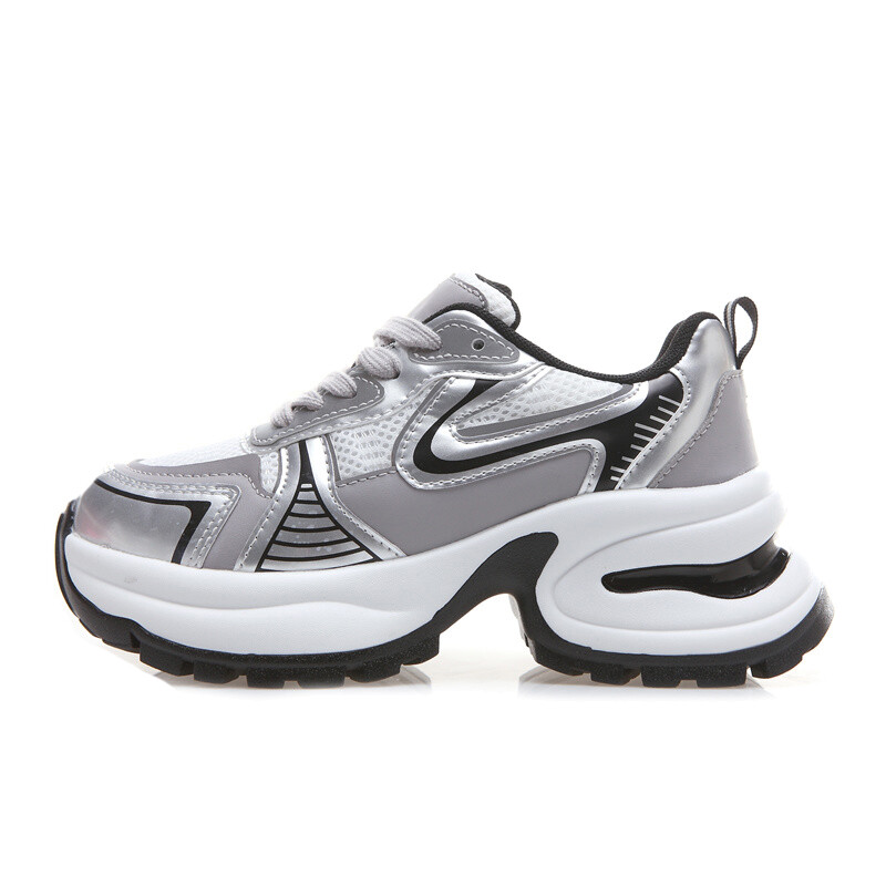 

Кроссовки Lu Teng Chunky Sneakers Women's Low-top, черный