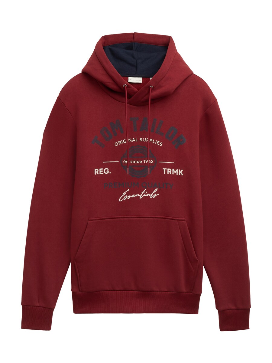 

Толстовка TOM TAILOR, цвет Dark red