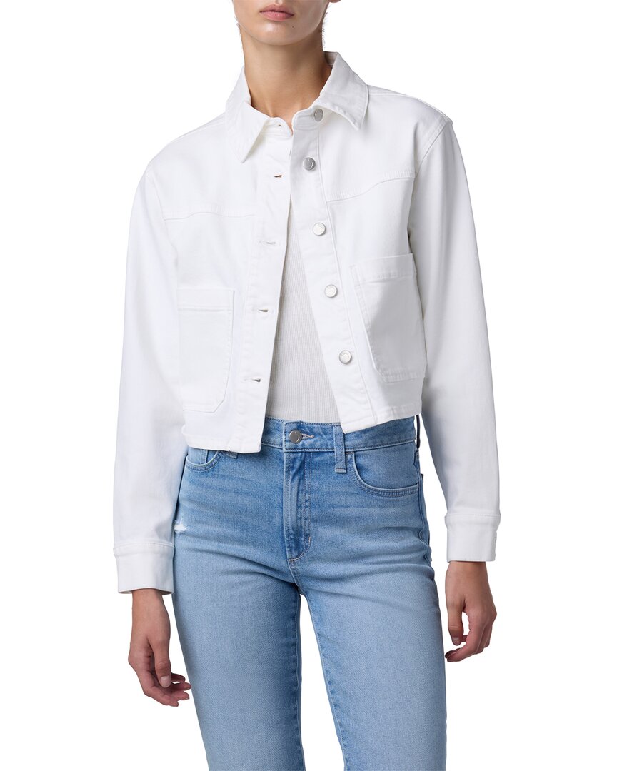 

Джоуз Джинс укороченная куртка с накладным карманом JOE'S Jeans, белый